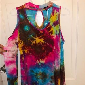 Simply Southern Tie dye top colorful